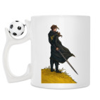 Кружка с футбольным мячиком