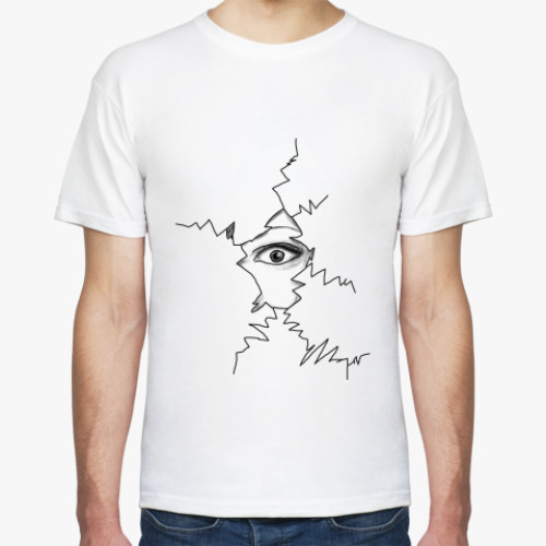 Футболка с принтом Глаз