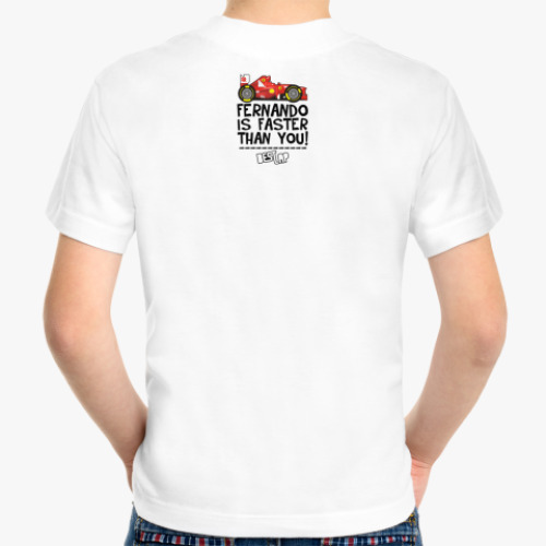 Детская футболка с принтом Fernando #5  '12