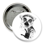 Значок 75 мм Узбагойся!