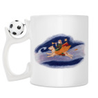 Кружка с футбольным мячиком