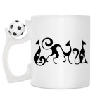 Кружка с футбольным мячиком