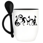 Кружка с ложкой