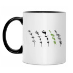 Кружка двухцветная