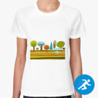 Женская спортивная футболка