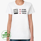 Женская футболка органик