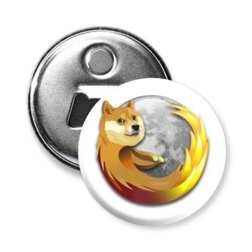 Магнит-открывашка Doge Firefox
