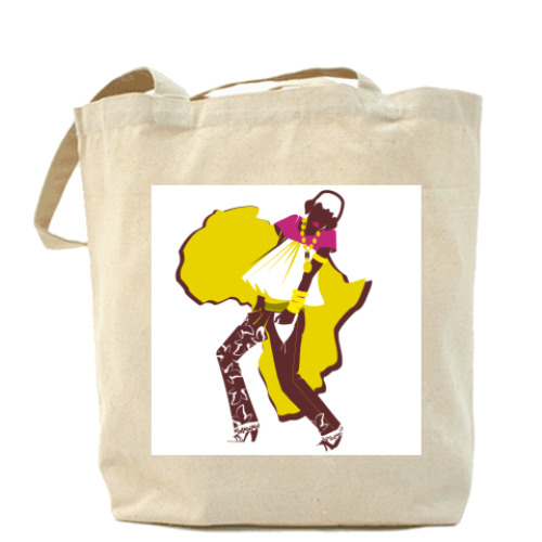 Сумка шоппер с принтом Африка