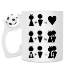 Кружка с футбольным мячиком
