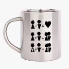 Кружка металлическая