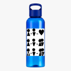 Прозрачная спортивная бутылка