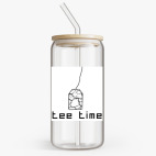 Банка с бамбуковой крышкой