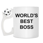 Кружка с футбольным мячиком