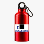 Металлическая бутылка 400 мл UV-DTF