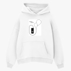 Толстовка худи оверсайз