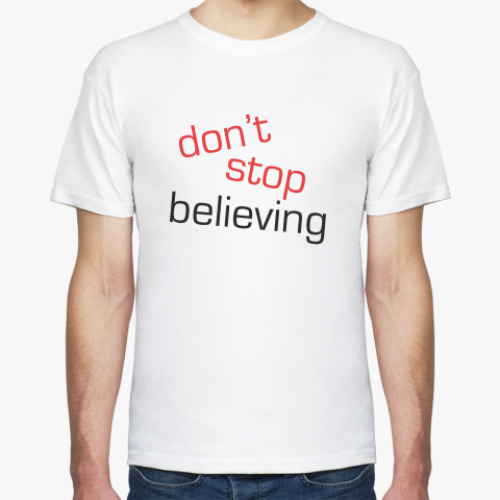 Футболка с принтом Don't Stop