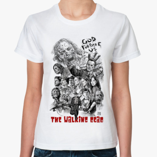 Классическая футболка The Walking Dead