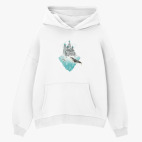 Толстовка худи оверсайз