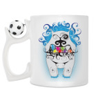 Кружка с футбольным мячиком