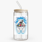 Банка с бамбуковой крышкой