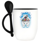 Кружка с ложкой