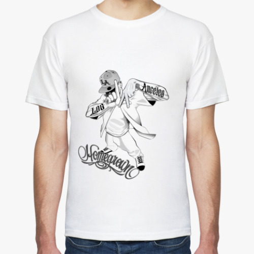 Футболка с принтом LA