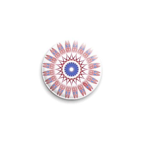 Значок 25мм с принтом медальон