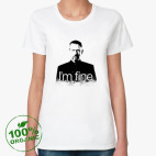 Женская футболка органик