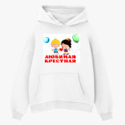 Толстовка худи оверсайз