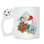 Кружка с футбольным мячиком