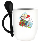 Кружка с ложкой