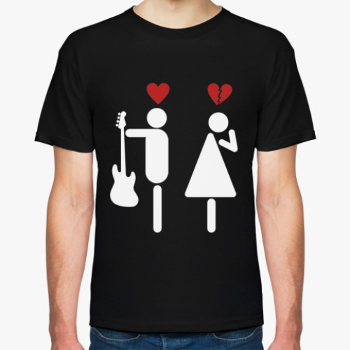 Футболка с принтом Only bass love