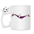 Кружка с футбольным мячиком