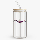 Банка с бамбуковой крышкой