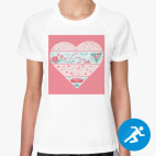 Женская спортивная футболка