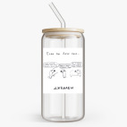 Банка с бамбуковой крышкой