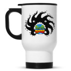 Black hole eating a globurger