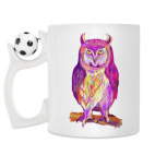 Кружка с футбольным мячиком