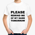 Детская футболка