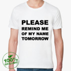 Мужская футболка органик