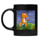 Кружка цветная UV-DTF