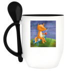 Кружка с ложкой