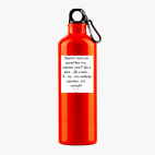 Металлическая бутылка 700 мл UV-DTF