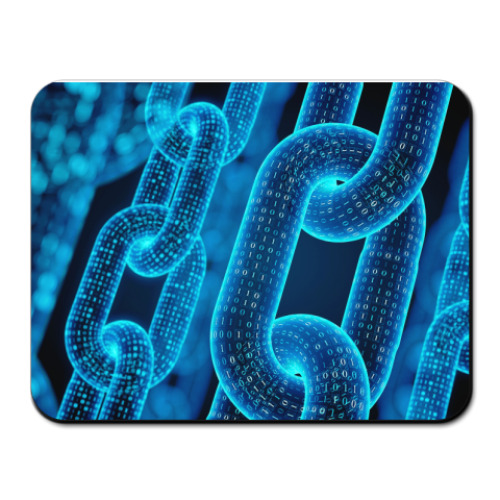 Коврик для мыши с принтом Киберцепи