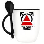 Кружка с ложкой