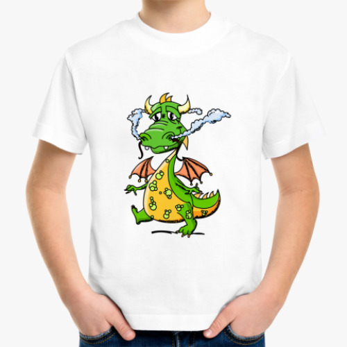 Детская футболка с принтом Дракончик