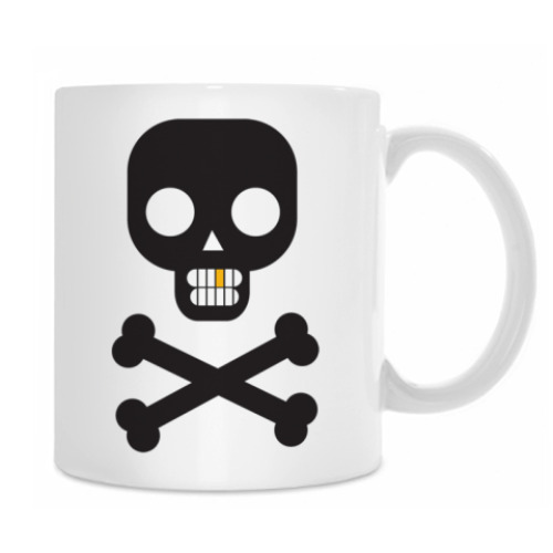 Кружка с принтом Опасность