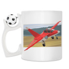 Кружка с футбольным мячиком