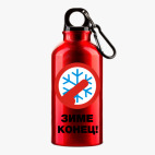 Металлическая бутылка 400 мл UV-DTF