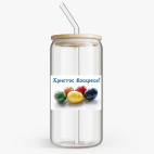 Банка с бамбуковой крышкой